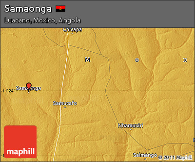 Physical Map of Samaonga