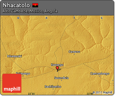 Physical Map of Nhacatolo
