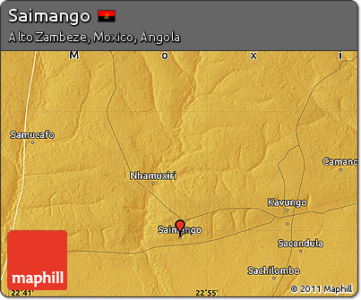Physical Map of Saimango