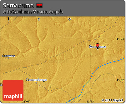 Physical Map of Samacuma