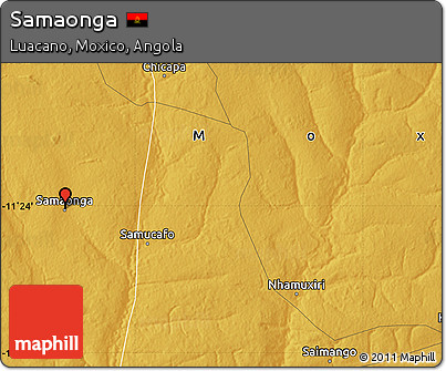 Physical Map of Samaonga