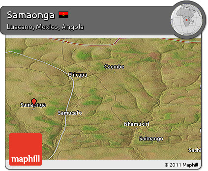 Satellite Panoramic Map of Samaonga