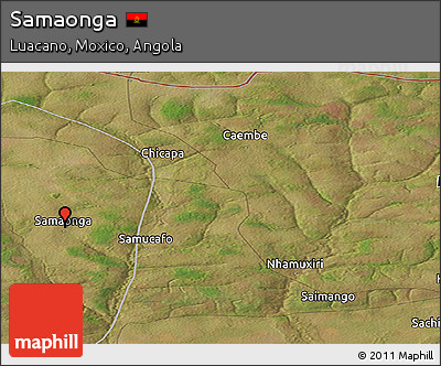 Satellite Panoramic Map of Samaonga
