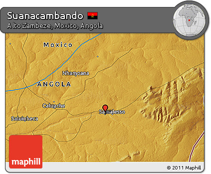 Physical 3D Map of Suanacambando