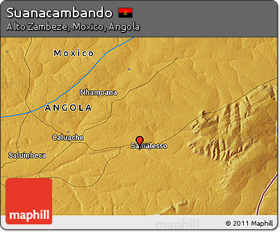 Physical 3D Map of Suanacambando