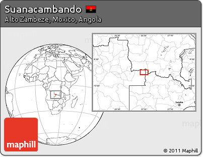 Blank Location Map of Suanacambando