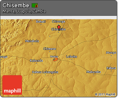 Physical 3D Map of Chisembe