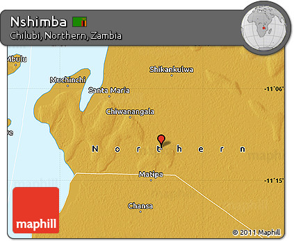 Physical Map of Nshimba
