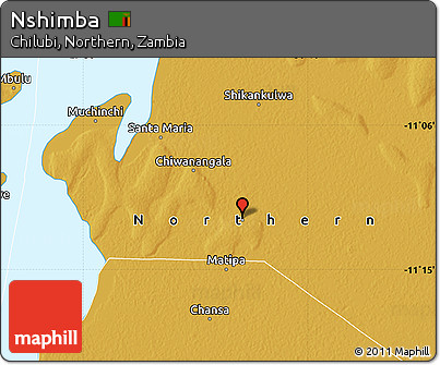 Physical Map of Nshimba