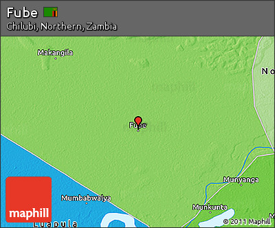 Political 3D Map of Fube