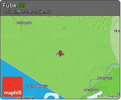 Political 3D Map of Fube