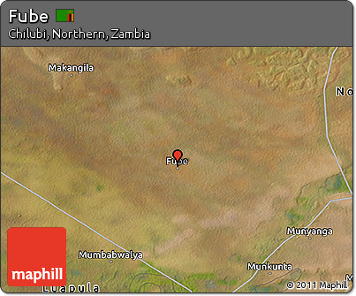 Satellite 3D Map of Fube