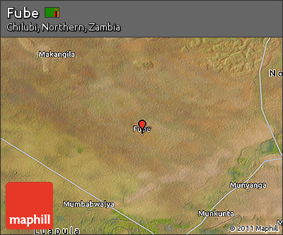 Satellite 3D Map of Fube