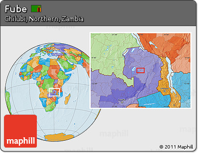 Political Location Map of Fube