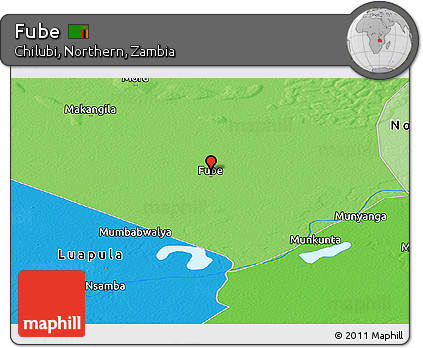 Political Panoramic Map of Fube