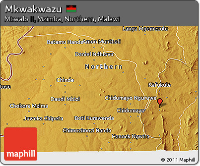 Physical 3D Map of Mkwakwazu