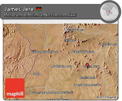 Satellite 3D Map of James Jere