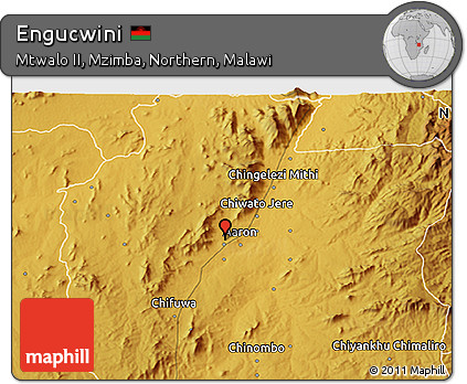 Physical 3D Map of Engucwini
