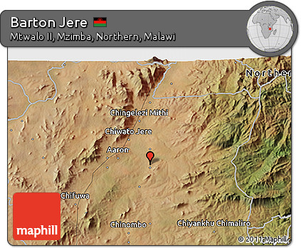 Satellite 3D Map of Barton Jere