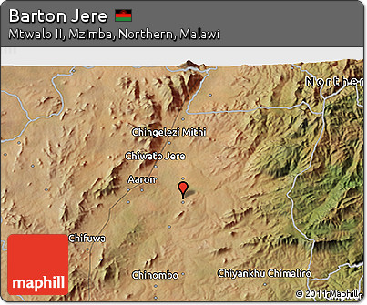 Satellite 3D Map of Barton Jere