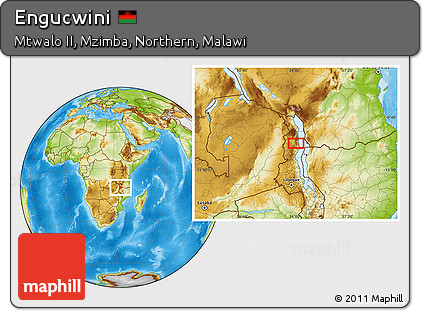 Physical Location Map of Engucwini