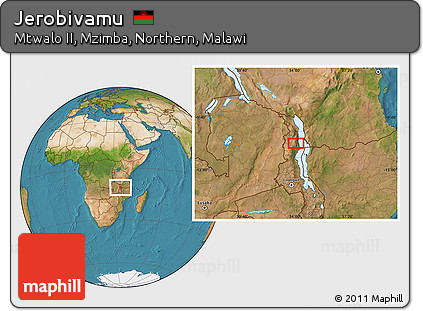 Satellite Location Map of Jerobivamu