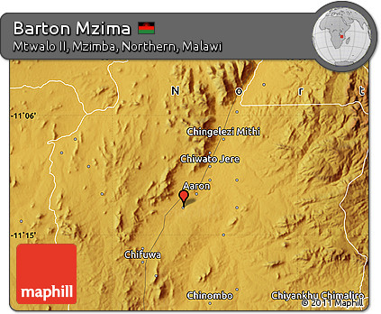 Physical Map of Barton Mzima