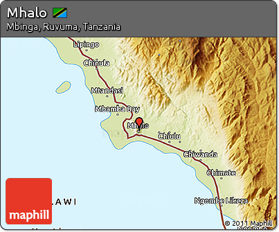 Physical 3D Map of Mhalo