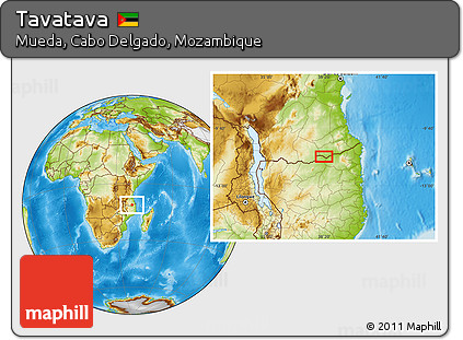 Physical Location Map of Tavatava