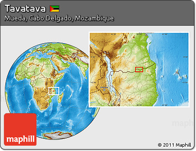 Physical Location Map of Tavatava
