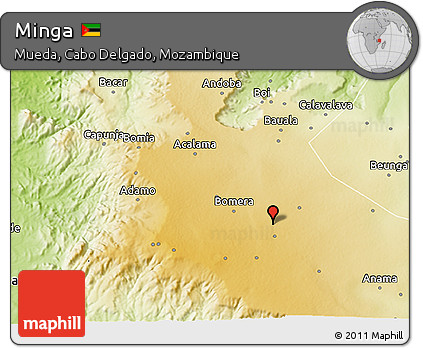 Physical 3D Map of Minga
