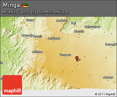 Physical 3D Map of Minga
