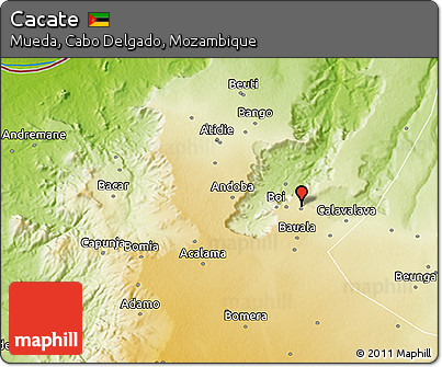 Physical 3D Map of Cacate