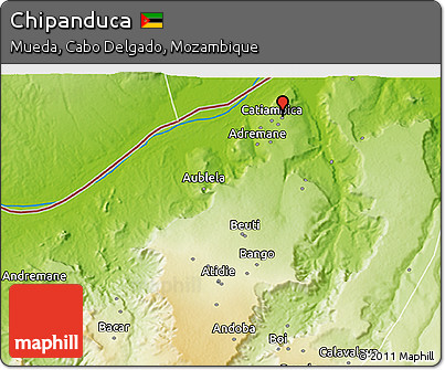 Physical 3D Map of Chipanduca