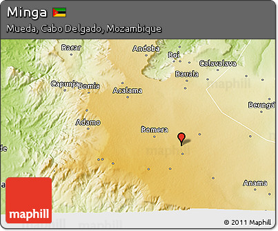 Physical 3D Map of Minga