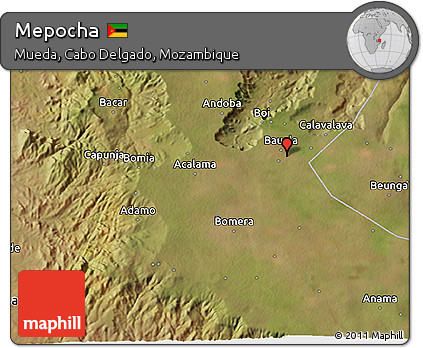 Satellite 3D Map of Mepocha