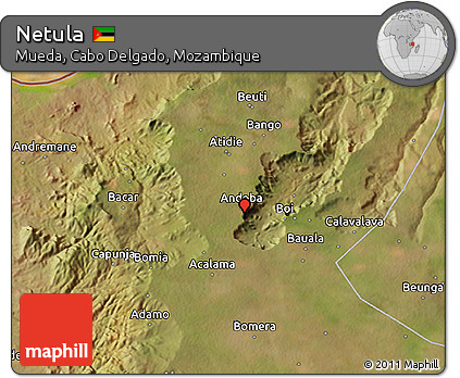 Satellite 3D Map of Netula