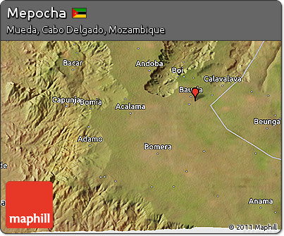 Satellite 3D Map of Mepocha