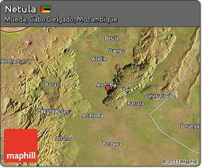 Satellite 3D Map of Netula