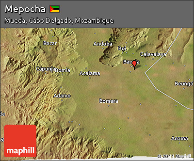 Satellite 3D Map of Mepocha