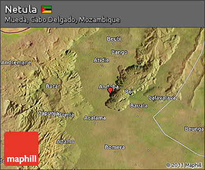 Satellite 3D Map of Netula