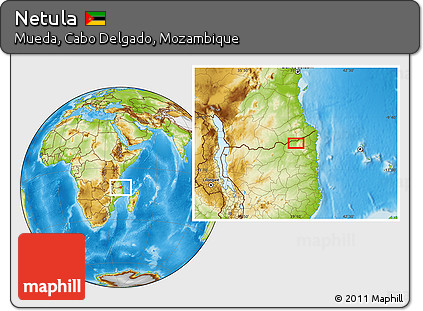 Physical Location Map of Netula