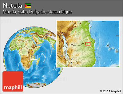 Physical Location Map of Netula