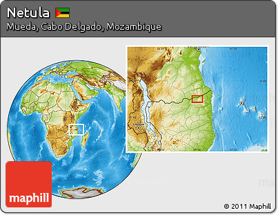Physical Location Map of Netula