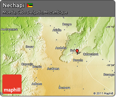 Physical Map of Nechapi