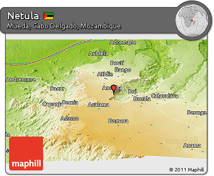 Physical Panoramic Map of Netula