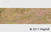 Satellite Panoramic Map of the area around 11° 20' 3" S, 39° 52' 30" W
