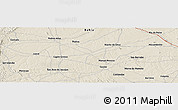 Shaded Relief Panoramic Map of the area around 11° 20' 3" S, 39° 52' 30" W