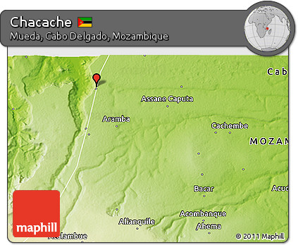 Physical 3D Map of Chacache