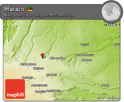 Physical 3D Map of Mataco